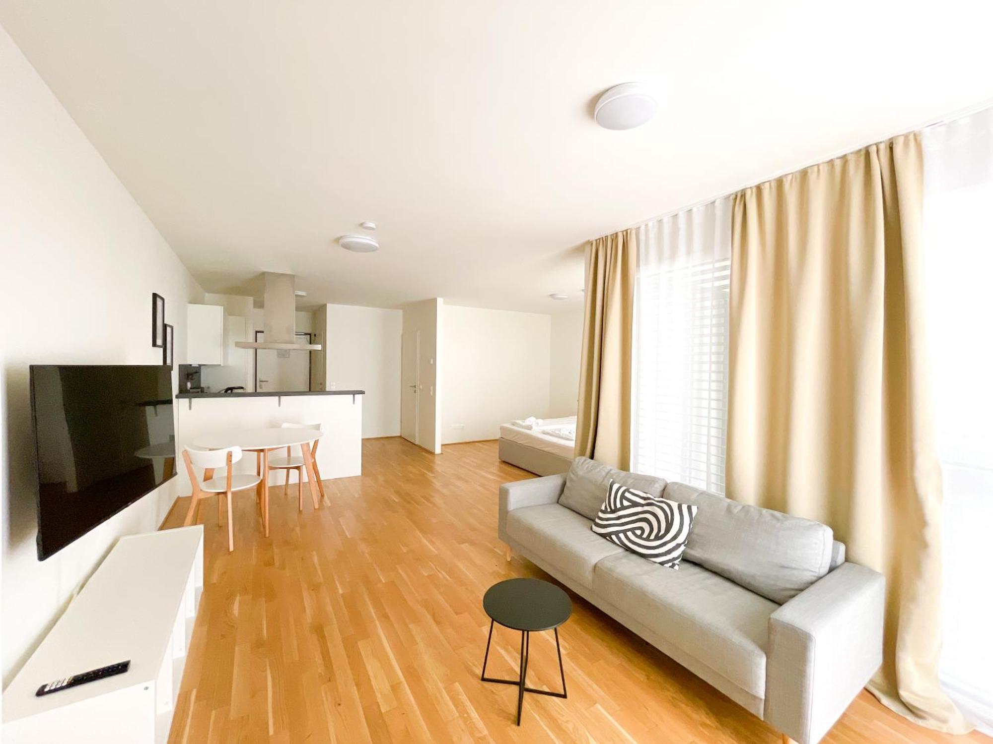 Whats-App Self-Check-In - 1Br Apartment, Near Airport,15 Min To Center Wien Rum bild